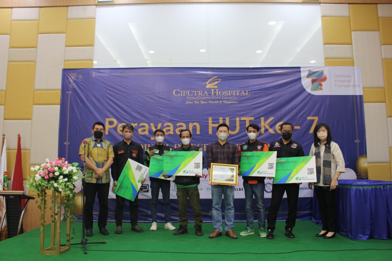 Ciputra Hospital CitraGarden City Lindungi 2000 Pekerja Rentan dengan JKN dan JKM BP Jamsostek