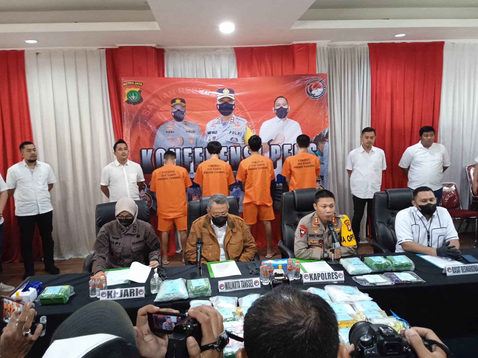 Penyelundupan Sabu dan Ekstasi di Tangsel Gunakan Teknik “Missing Link”