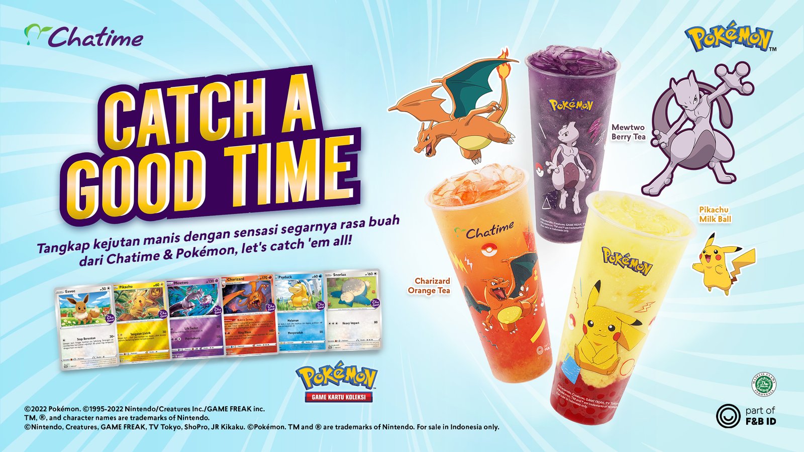 Chatime Rayakan Akhir TahunBersama Pokémon